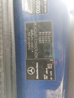 Mercedes Benz Vito 116 LONG 2.2 cdi Facelift 120 kw, 2013, k - 6