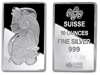 Stříbrné mince a slitky 10 oz - 6