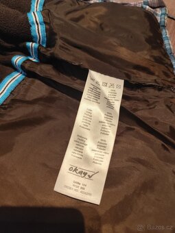 Teplá zimní bunda 104 hnědá - 6