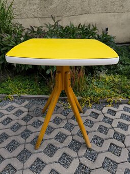 Retro stolek s umakartovou deskou - Brusel Expo 58 - 6