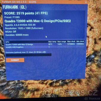 Dell Precision 5550 /i7 10.gen/T2000 Max-Q/2xSSD/32GB/500nit - 6
