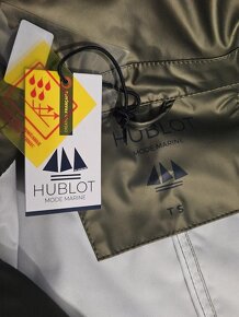 HUBLOT nepromokavý kabát do deště pláštěnka - khaki metalic - 6