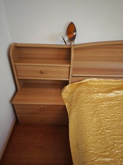 Ložnicový set - manželská postel a skříně - 6
