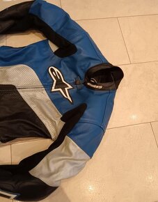 Alpinestars-Pánská kožená moto kombinéza,jednodíl - 6