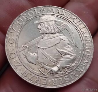 Vzácný stříbrný 2 zlatník 1885 Střelby Innsbruck - 6