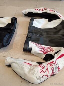 Dainese Lady-Dámská kožená moto kombinéza, XL - 6