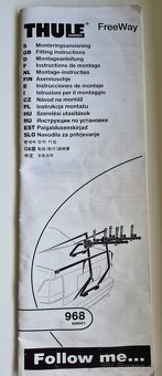 Thule nosič na kolo na zadní dveře Freeway 968 - 6