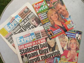 staré časopisy bulvární BLESK, Rytmus Života atd. - 6