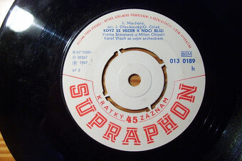 SP desky Y.Simonová,M.Chladil z let 1965-1968-set 6 ks - 6