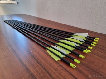Prodám nové karbonové šípy do luku - 10ks (28Inch),Spine:500 - 6