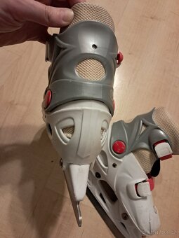 Dětské brusle, vel. 31-34, dívčí, se zoubky - 6