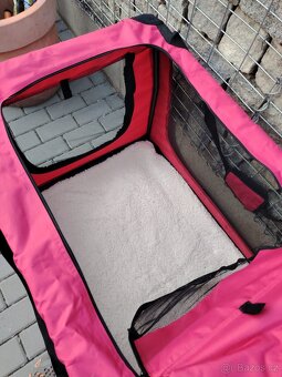 Nová velká přepravní taška Lionto růžová - 6