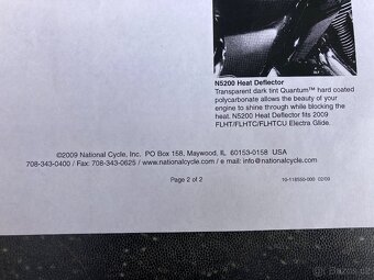 Plexištít national cycle FLHT/FLHX - 6