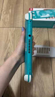 Nintendo switch lite turquise + hry - 6