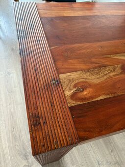 Set jídelního a konferenčního stolu masiv - 6