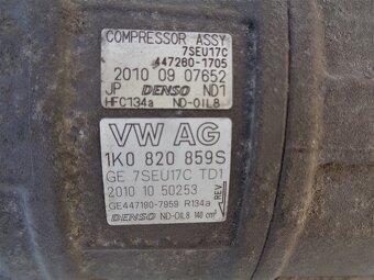 Klimakompresor Denso 1K0820859S Škoda VW Audi Seat - 6