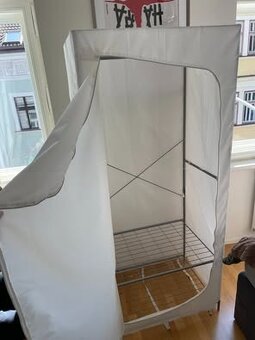 Bílá šatní skříň Breim Ikea se zipem - 6