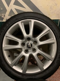 Alu kola Škoda R17 5X112 LETNÍ PNEU 225/45 R17 ZENITH - 6