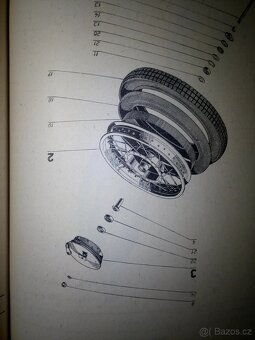 Jawa 250 typ353-seznam dílů,návod k obsluze,visačka,faktura - 6