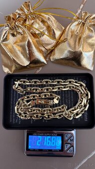 zlatý řetízek anker pilka 14k 585/1000 216 - 6