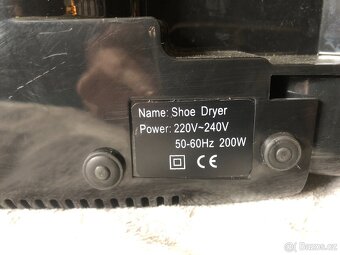 Turbo sušička na boty, 200W - 6