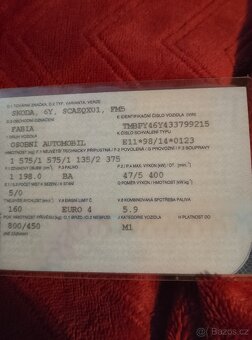 Výměna ( škoda fabia 1.2 HTP) 47 kw - 6