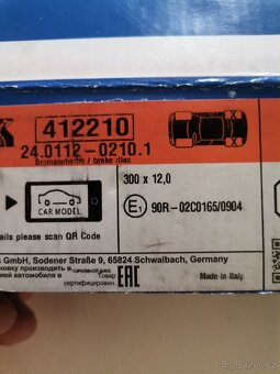 Zadní brzdové kotouče 5x112 . Audi, Octavia 2,Golf. - 6