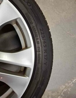 Alu kola Mercedes R17 ET47+pneu Barum Bravuris 5 225/45 R17 - 6