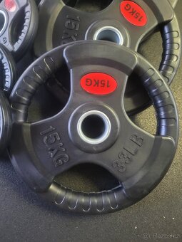 Posilovací kotouče pogumované olympijské 51 mm - 6