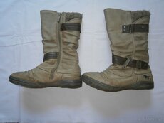 Kožené kozačky Mustang,vel.34 - 6