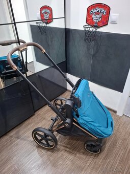Kočárek Cybex Priam korbička + sporťák + podvozek/rám - 6