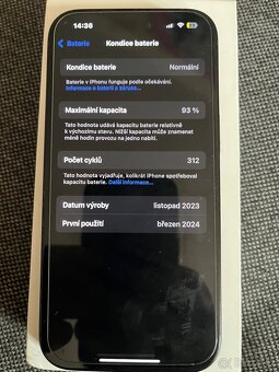 Prodám IPhone 15 - 6