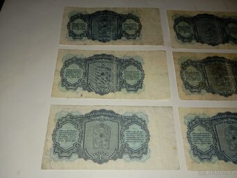 BANKOVKY 3 KČS 1961, RŮZNÉ SÉRIE, VŠE NEPERFOROVANÉ - 6