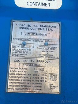 Prodám 12 m lodní kontejner 40 HC v kategorii do 5 let stáří - 6