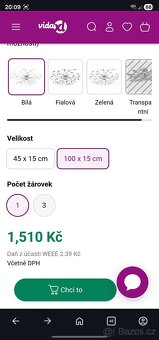 Stropní svítidlo listy ( Lustr ) - 6