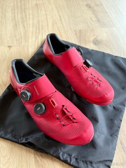 Shimano S Phyre red 44 wide cyklo tretry - 6