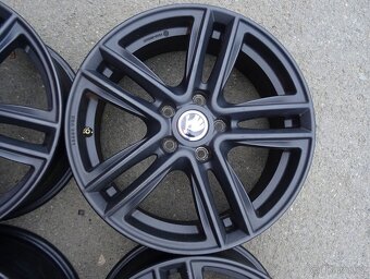 Alu disky černé Škoda, VW, 17", 5x112, ET 43, šíře 6,5J - 6