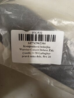 Kompozitová hokejka Warrior Covert Deluxe youth - 6