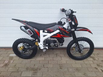 dirtbike pitbike 125ccm KXD 612 17/14 - červená (el.start) - 6