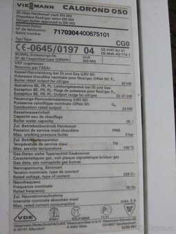 Prodám litinový kotel na olej 22-27 Kw - 6