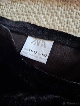 Černý sametový overal Zara - 6