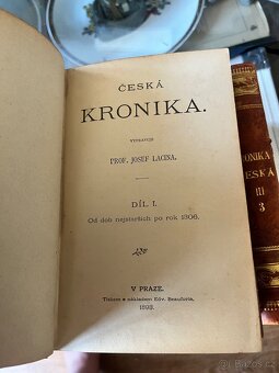 Kronika česká J.Lacina 1893 - 6