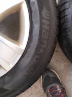 ALU kola R15,5x112,et 50,šířka 6,5 palce pneu 195/65/15 - 6