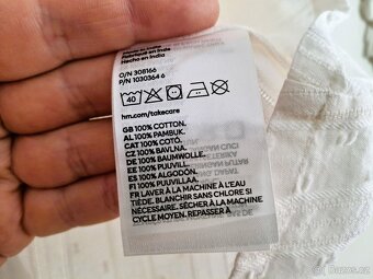 Nová s visačkou košile Zara 140 krajkový límec i kroj - 6