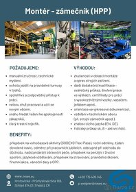 Montér ZÁMEČNÍK HPP - montáže v EU - nástup IHNED - 6