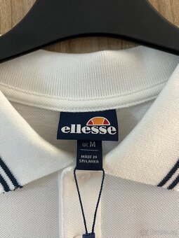 Nové Ellesse pánské polo tričko, bílé vel. M - 6
