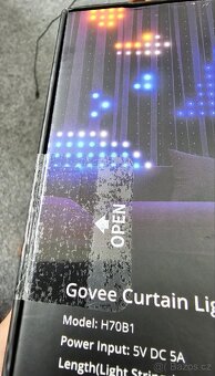 LED závěs Govee RGBIC Curtain Light 520 LED - 1.5 x 2m - 6