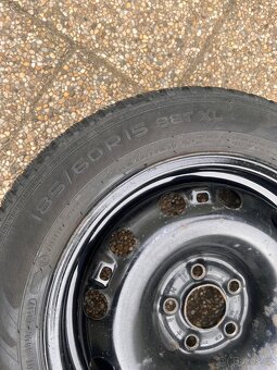 Sada kol Fabia Rapid 185/60 R15 86T XL Nokian vzorek 90% - 6