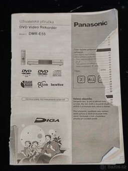 Panasonic DMR-E55 DVD přehrávač s DO - 6