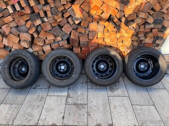Plechové disky 15" 5x100, ET38+ZIMNÍ 185/60R15 - 6
